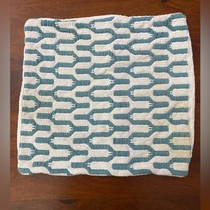 THROW PILLOW CUSHION COVER 50 cmx50 cm 100% Cotton preown Thick zip closure